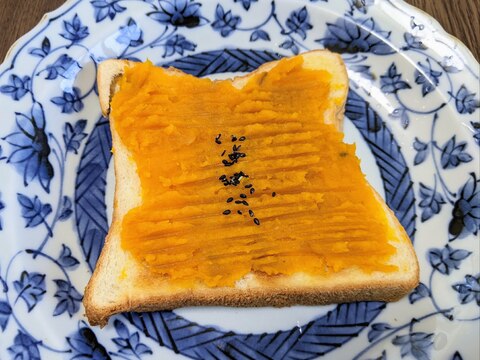 かぼちゃの煮物→パンプキンパン♡